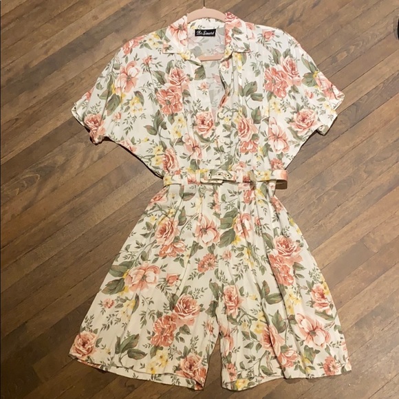 Pants - Vintage Belted Playsuit